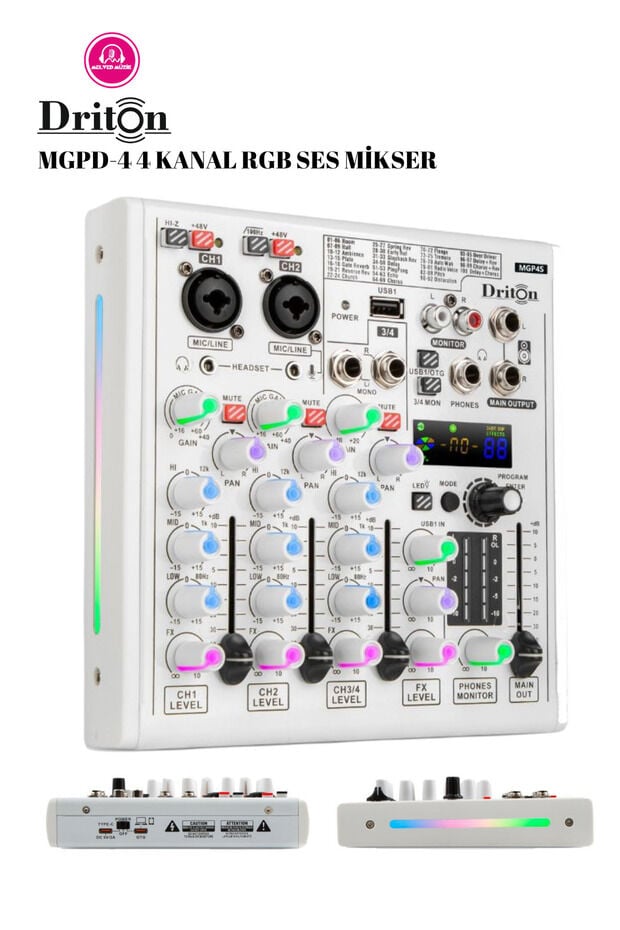 DRİTON MGPD-4 SES MİKSERİ